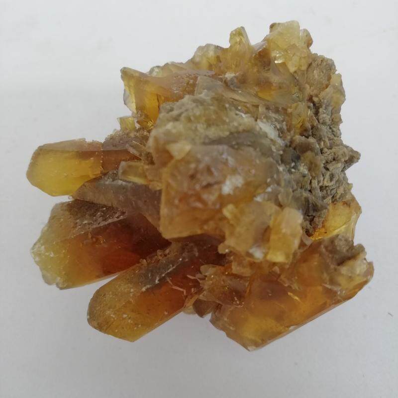 重晶石晶体 原石 矿标 防辐射 摆件 天然 矿物石头 barite 钡矿