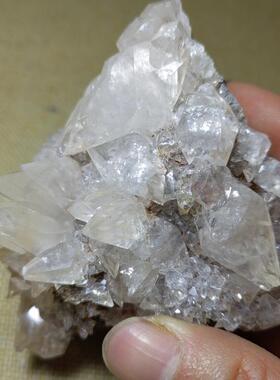 二次结晶方解石矿物晶体天然原石矿石标本矿标 Calcite铜录山N37