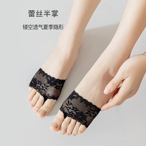 夏季防磨脚蕾丝凉鞋拖鞋隐形袜子