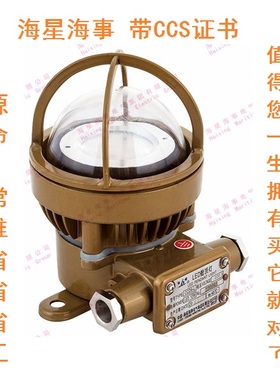 海星海顺船用LED水密铜质舱顶灯HCCD8-L走道舱室照明甲板IP66直销