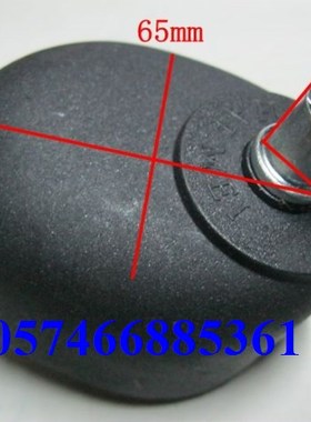 2寸M10丝杆卡扣灰色PU面包轮家具转椅滑轮吧台转椅脚轮5个包邮