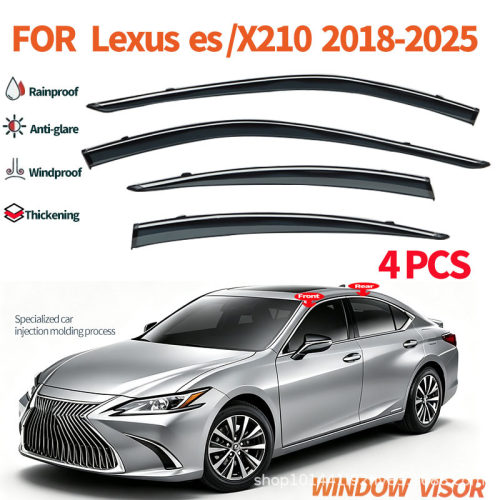 适用雷克萨斯ES晴雨挡雨板Lexus ES XZ10 2018-2025 Window visor