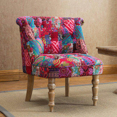 欧式复古单人沙发皮布艺时尚小户型书房卧室电脑椅服装店会所沙发