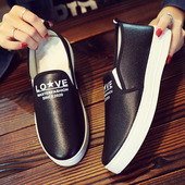 子皮面街拍休闲板鞋 2021春秋新款 韩版 百搭学生鞋 小白鞋 女平底单鞋