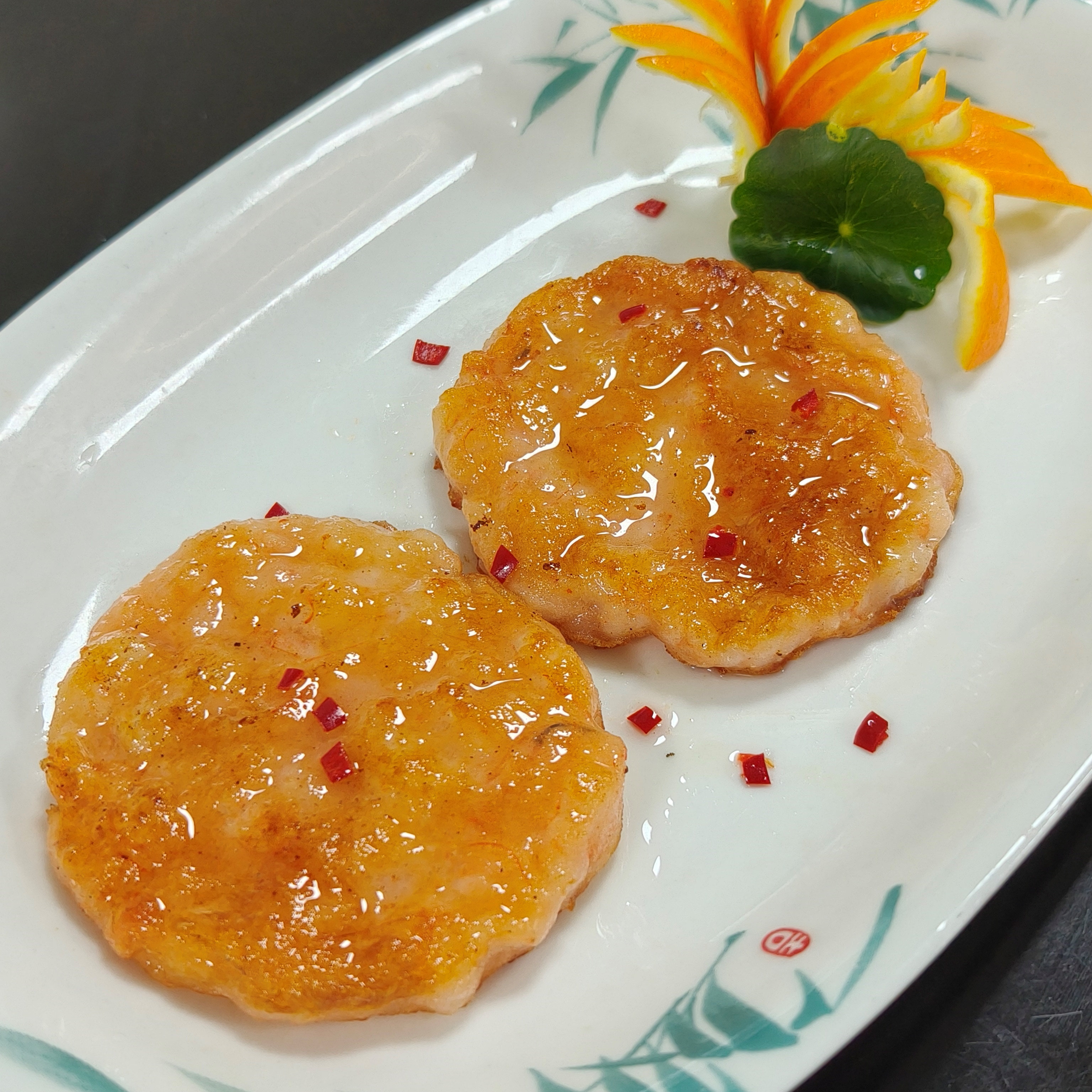 菜菜海鲜 高含量虾饼辅食健身食材130gx8包顺丰包邮偏远除外