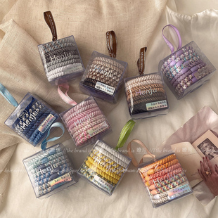 韩系简约高弹力皮筋百搭高马尾发圈女气质2026新款 扎头发耐用头绳