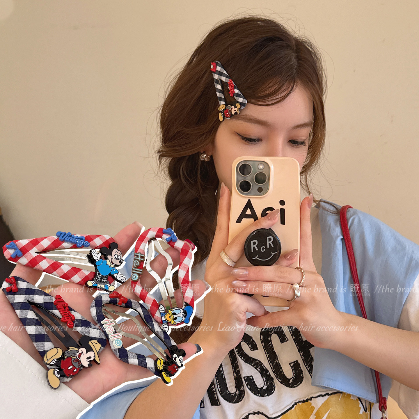 复古可爱卡通碎发夹子头饰发夹女2025新款高端可爱侧边刘海夹bb夹,饰品/流行首饰/时尚饰品新,发饰,淘宝优惠券,粉丝福利购,淘宝优惠卷