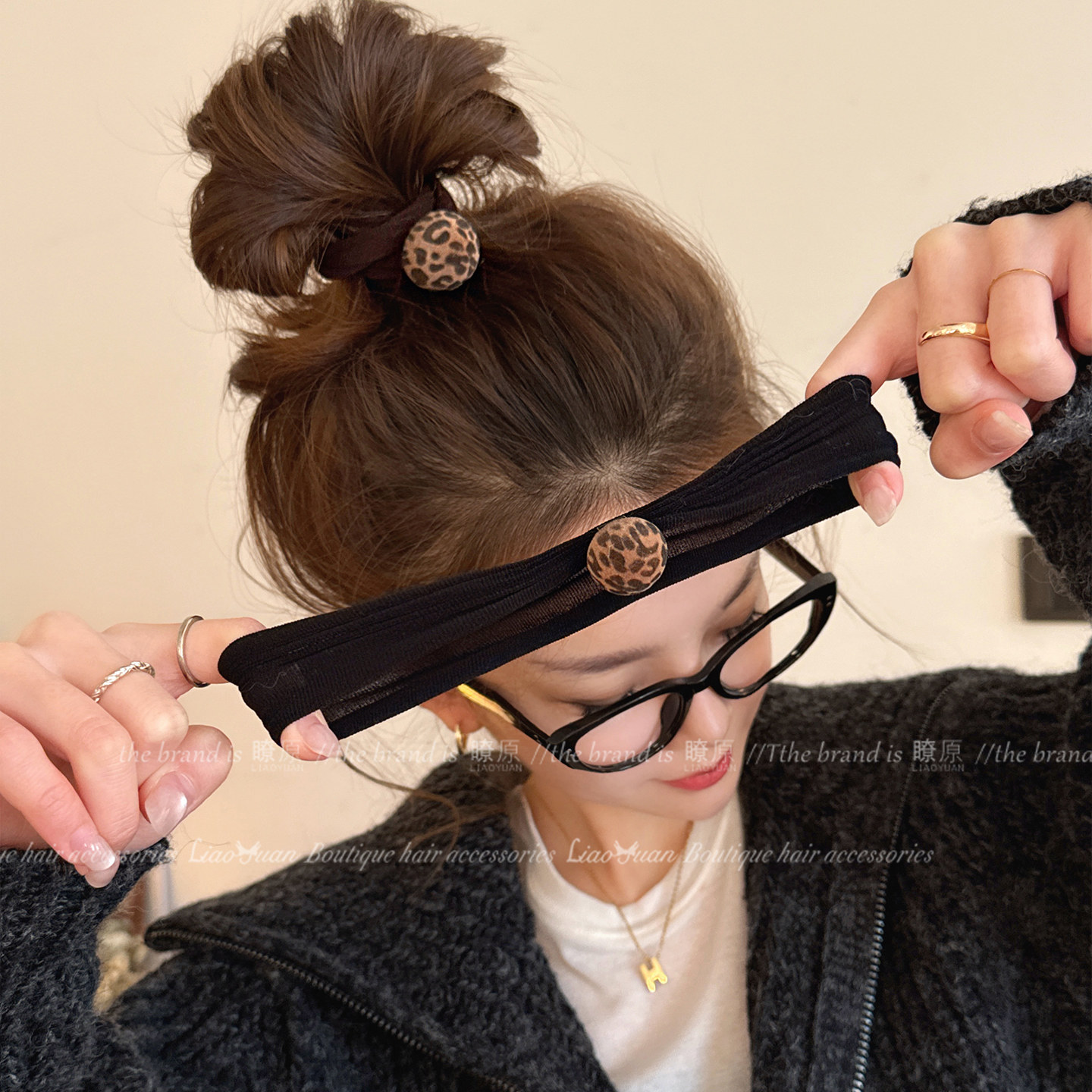 气质耐用简约豹纹球球发圈无痕扎头发皮筋弹力大2025新款女款头绳,饰品/流行首饰/时尚饰品新,发饰,淘宝优惠券,粉丝福利购,淘宝优惠卷
