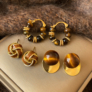 韩系ins风气质耳钉女耳饰高级感耳环2025新款高颜值时尚洋气饰品