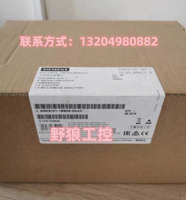 6GK5101-1BB00-2AA3西门子X101电气交换机模块RJ45端口全新原装议