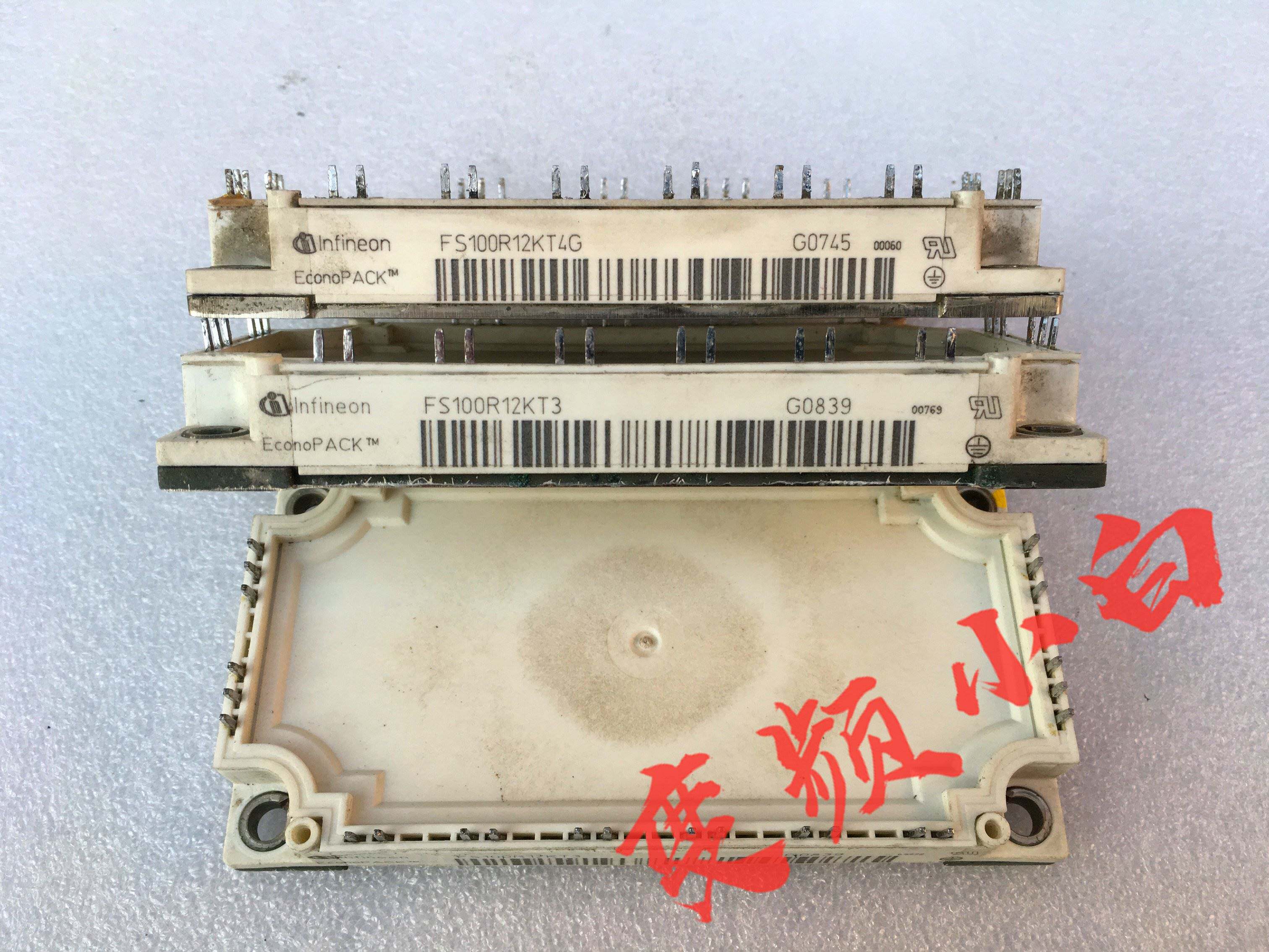 fs100r12kt3/fs100r12ke3/fs100r12kt4g英飞凌模块igbt 拆机包好