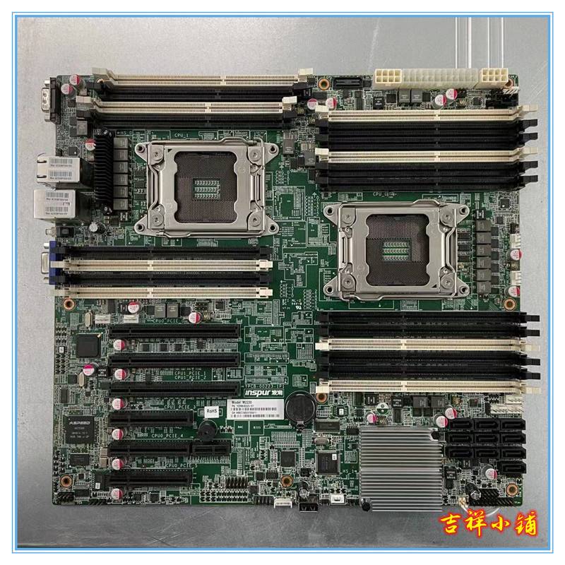 浪潮m2220双路x79主板yzmb-00223-101 2011针 多6显卡3060 5270m3