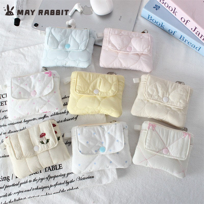 MAYRABBIT 新款韩系绗棉证件包小清新翻盖卡包零钱包迷你收纳包包,箱包皮具/热销女包/男包,证件包,淘宝优惠券,粉丝福利购,淘宝优惠卷