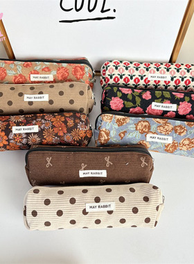 2025新款韩系小众设计感笔袋女大容量多功能便携收纳袋加长文具袋