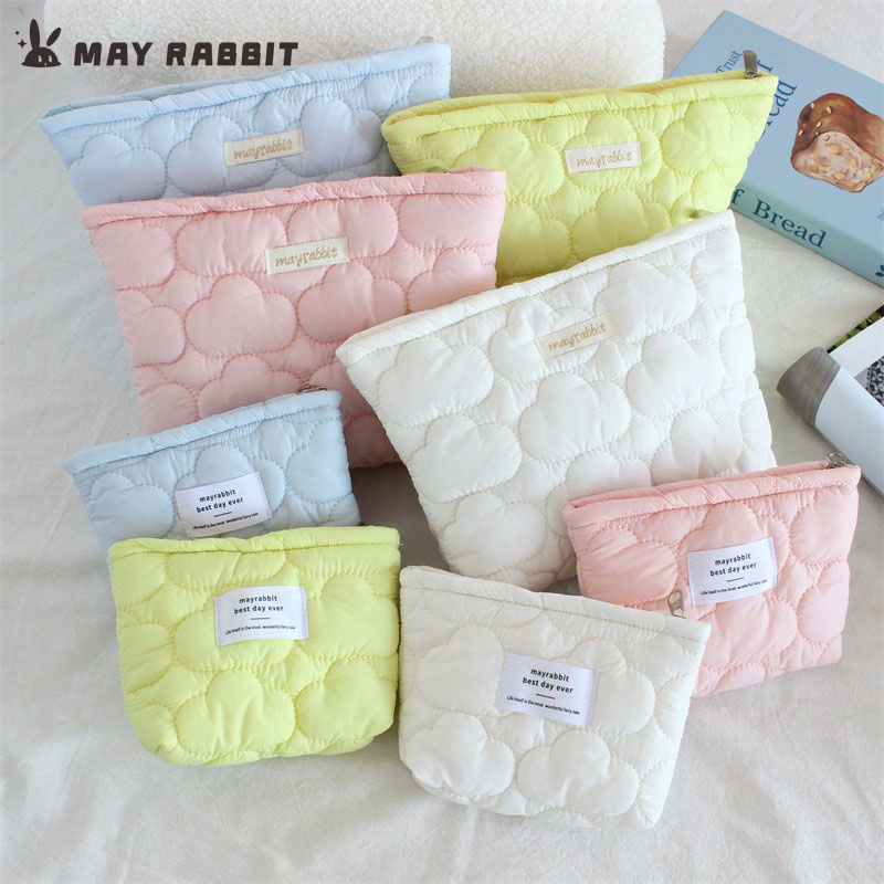 MAYRABBIT小清新韩系绗缝化妆包