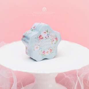 2025中号新款结婚花型喜糖盒子精美创意礼盒空盒生日礼品包装铁盒
