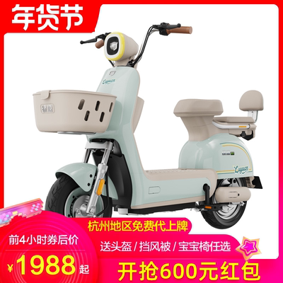 绿源时尚小巧个性电动自行车