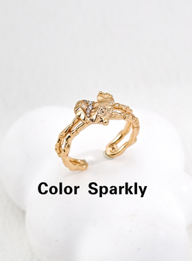 爱心戒指女轻奢高级感气质百搭