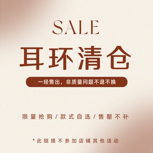 现货清仓专拍链接 耳环孤品 Color Sparkly