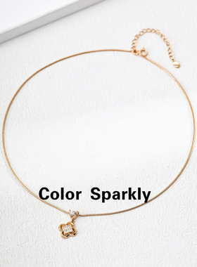 925银镀金小蛮腰项链轻奢礼物