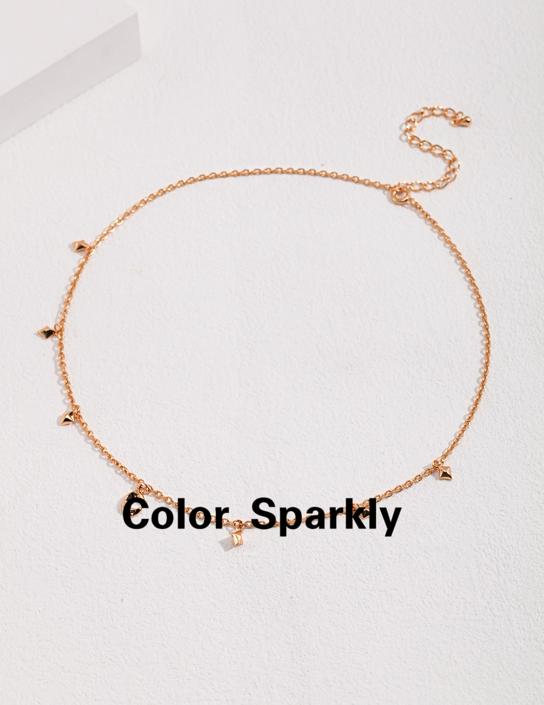 Color Sparkly 小众轻奢设计S925银简约星星项链时尚百搭锁骨链