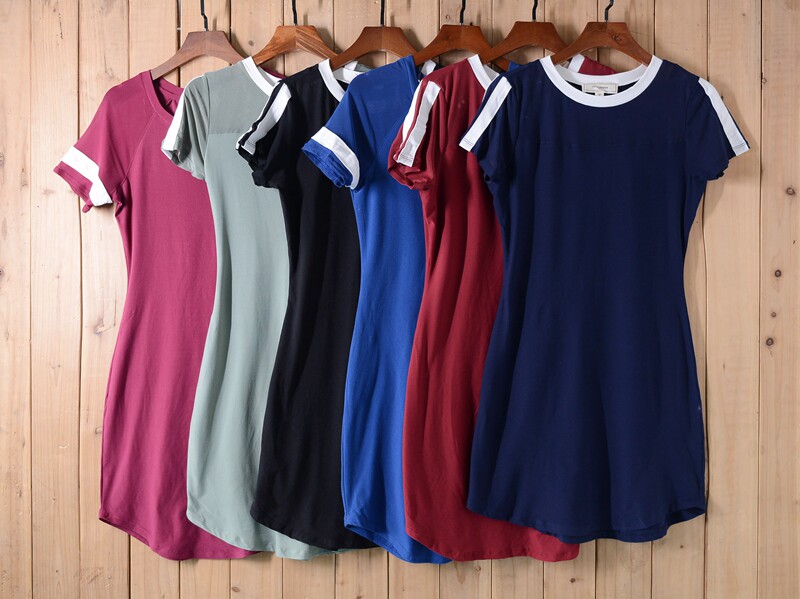 Europe and America alone New big size for women Self cultivation Show thin T-shirts Short sleeved dress Good elasticity Loose big yardsin the Women's clothing/Boutique , Dress  category - from Buy2taobao.com to provide professional Taobao agent buy service