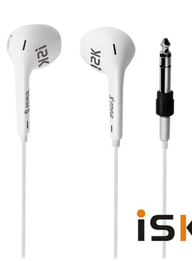 ISK sem2专业监听耳机耳塞式 YY主播用网络直播电脑K歌入耳白色