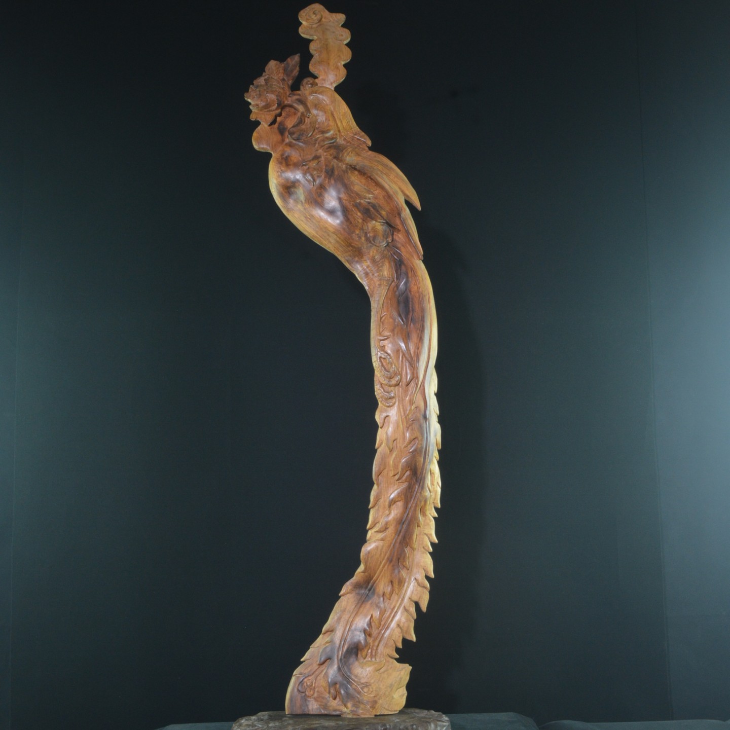 红木手工雕刻前程似锦越南黄花梨