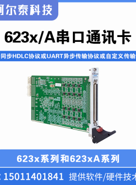 PXIe总线623x/A串行数据通信卡提供 2ch、4ch、8ch、16ch四款通道