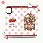 原创小红帽小兔翻盖折叠手机壳适用苹果1716151413PROMAX华为安卓