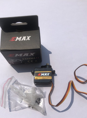 EMAX ES08MAII  2kg.cm扭矩12g金属舵机固定翼滑翔机机器人方向舵