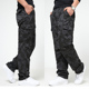 新款 秋冬加绒加厚多口袋迷彩工装 裤 男士 直筒宽松防寒保暖休闲裤 潮