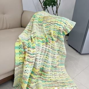 钩针十刻云团午睡毯子diy手工编织材料包礼物编织毛线送女友闺蜜