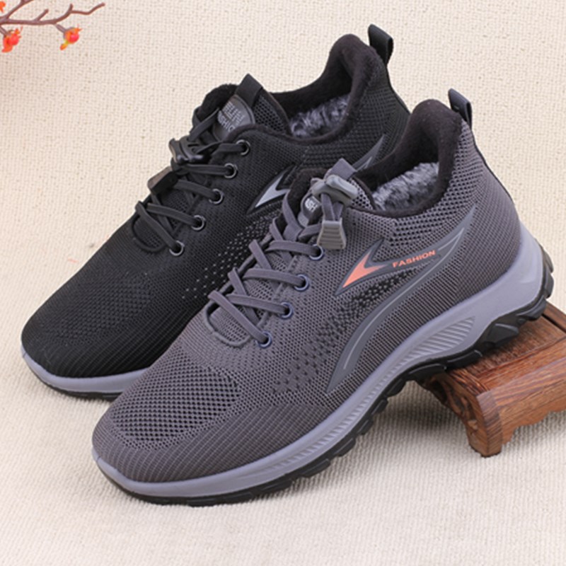 老北京保暖加绒防滑舒适防水男鞋