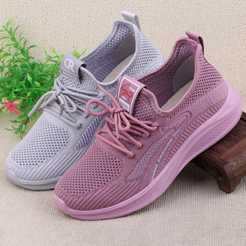 春夏老北京布鞋女网鞋弹力飞织一脚蹬运动网面鞋情侣款夏透气女鞋,女鞋,网面鞋,淘宝优惠券,粉丝福利购,淘宝优惠卷