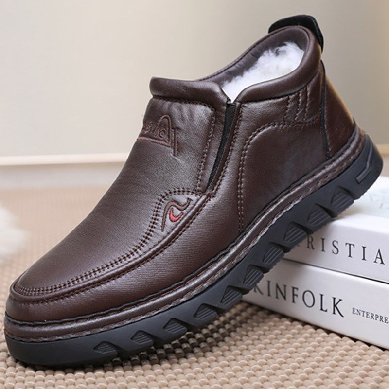 羊毛加厚保暖男棉鞋老北京男士休闲加绒爸爸鞋防水男棉靴大码4647,流行男鞋,高帮鞋,淘宝优惠券,粉丝福利购,淘宝优惠卷