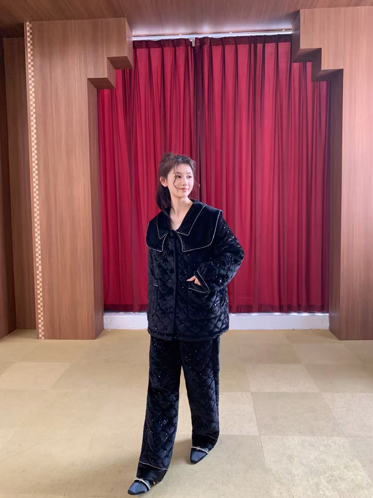 原艾慕优，星河魅影秋冬三层加棉加厚，可外穿加衣服套装