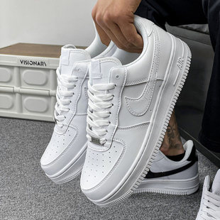 官网正品空军一号AF1男鞋莆田aj女款小白鞋af1增高学生休闲板鞋