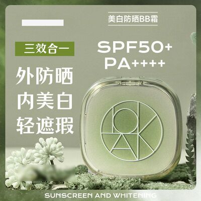美白防晒BB霜粉饼隔离遮瑕膏