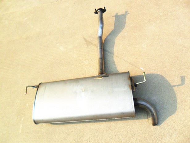 适用于起亚智跑后节不锈钢排气管现代ix35消声器智跑汽车消音器