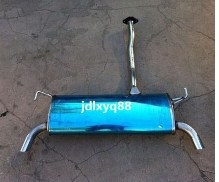 适用现代ix35后节排气管起亚智跑双排气管409钢消音器汽车消声器