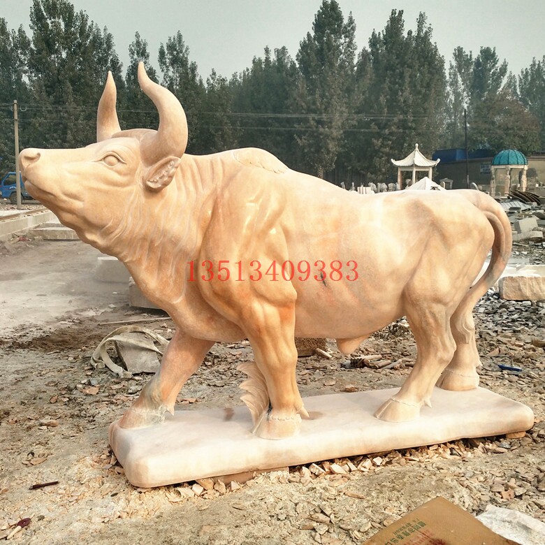 奋斗华尔街大型动物雕塑摆件