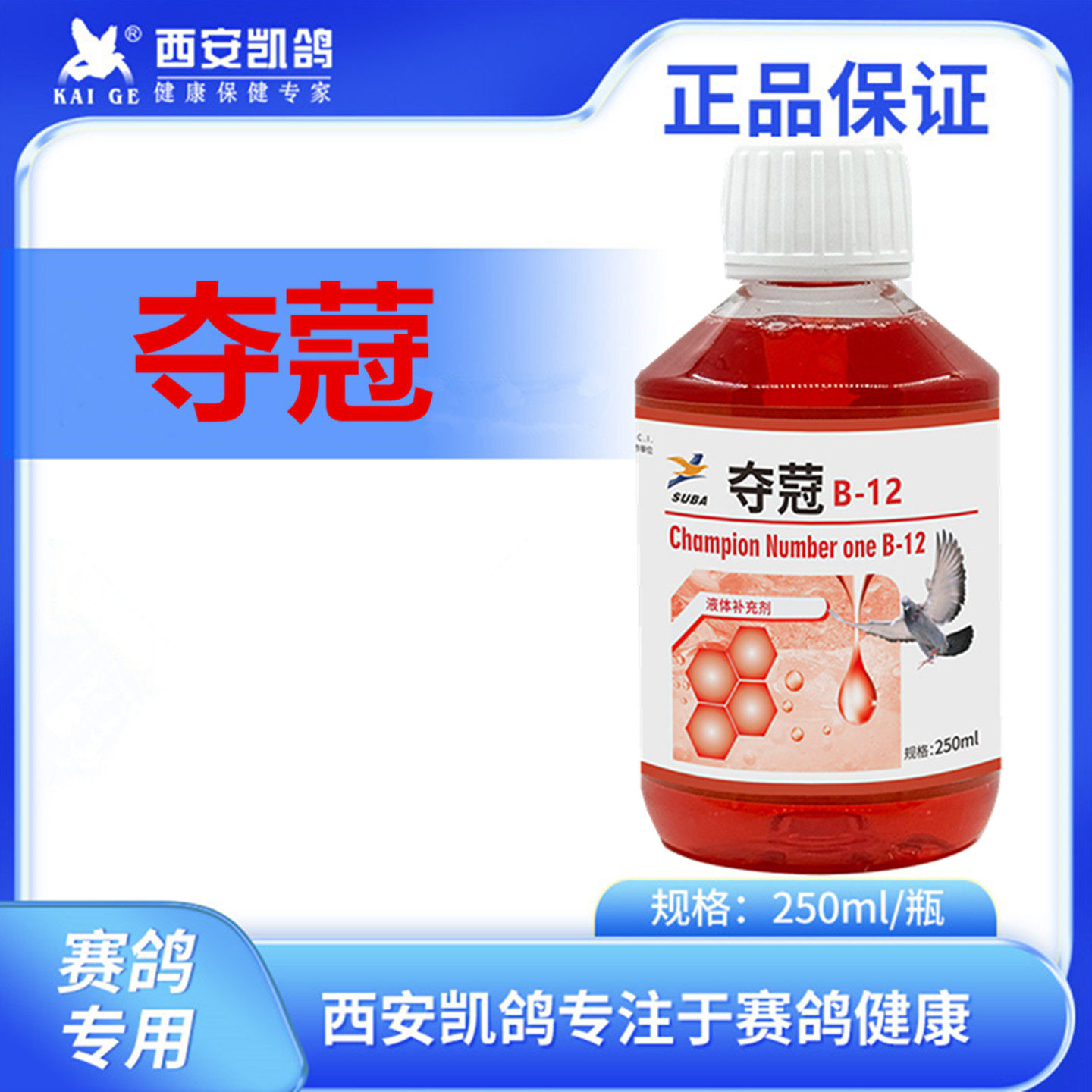 凯鸽夺蒄一号赛鸽比赛补充能量