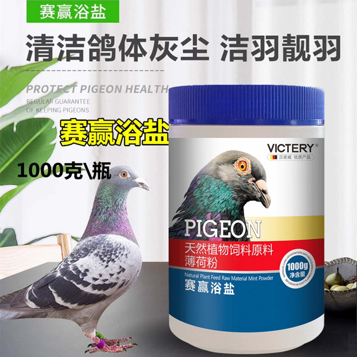汉诺威赛赢浴盐赛鸽子体外洗澡