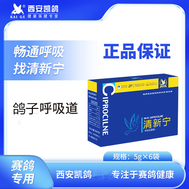 凯鸽清新宁粉赛鸽鹦鹉肠道呼吸道