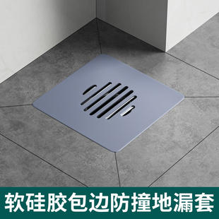 谈话室防撞硅胶地漏套监狱羁押室软包地漏皮套圈留置室安全用品