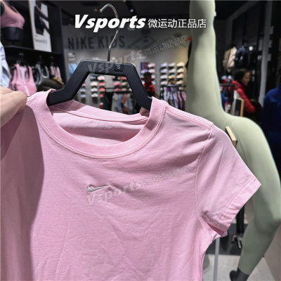 正品耐克短袖女2025夏季训练透气运动休闲圆领t恤 FV5509-010-690