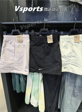 NIKE耐克短裤女裤2024新款运动休闲速干五分裤FV6623-020-010-019