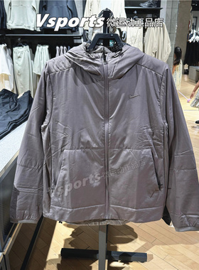 专柜正品耐克棉衣外套男舒适2025秋冬防风棉服连帽夹克FB7545-289