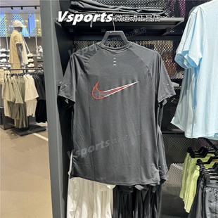 Nike耐克t恤男2025夏季新款运动训练跑步速干透气短袖 HV2129-010